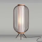 Stojací lampa moderní design v Ø37xh80 cm Fanny Steel Viadurini