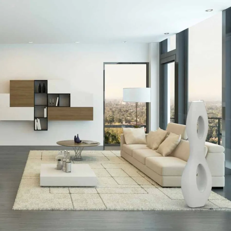 Moderní design Infinity Floor lamp vyrobený v Itálii Viadurini