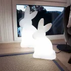 Designová lampa, bílý králík pro vnitřní i venkovní použití - Conigliostar Viadurini