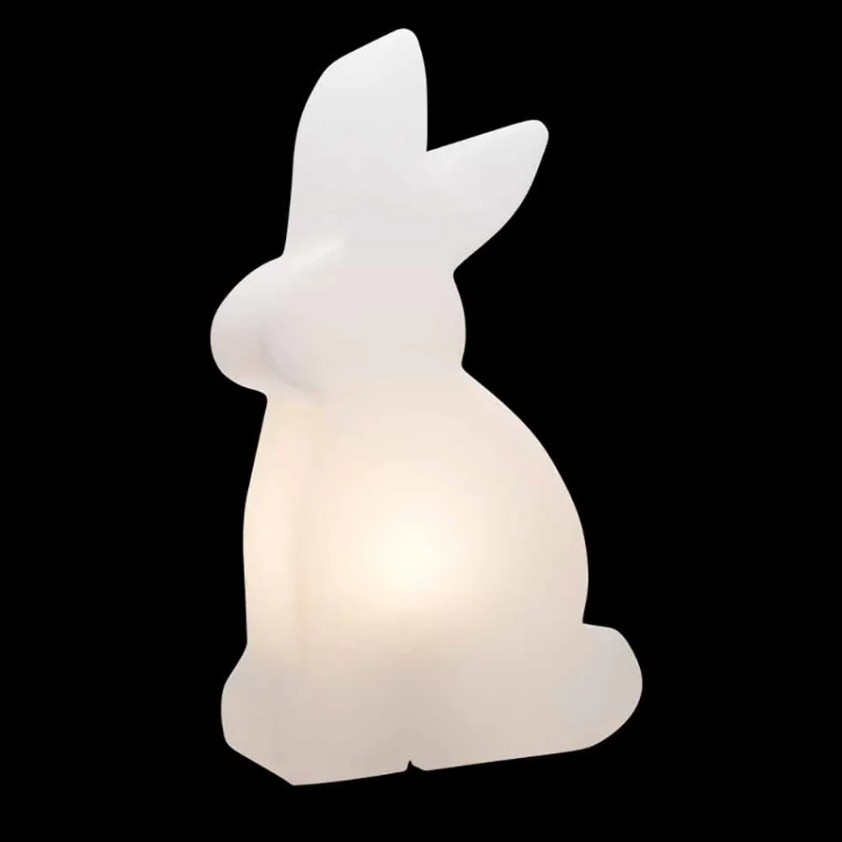 Designová lampa, bílý králík pro vnitřní i venkovní použití - Conigliostar Viadurini