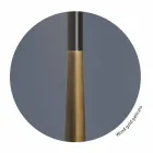 Designová lampa z kovu, dřeva a organzy vyrobené v Itálii - výložník Viadurini