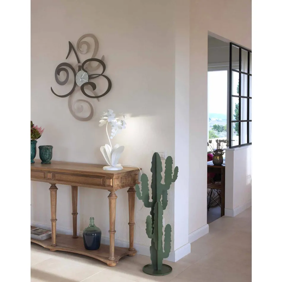 Moderní designová kovová podlahová lampa vyrobená v Itálii - Amorpha Viadurini