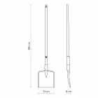 Venkovní stojací lampa v bílém technopolymerovém provedení 3 forem - nářadí Viadurini