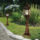 Venkovní stojací lampa ve vintage stylu z hliníku Made in Italy - Leona Viadurini