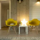 Stojací lampa ve tvaru bílé nebo červené hvězdy, moderní design - Ringostar Viadurini