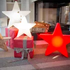 Stojací lampa ve tvaru bílé nebo červené hvězdy, moderní design - Ringostar Viadurini