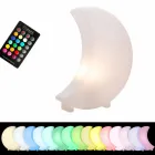 Stojací lampa ve tvaru měsíce z plastu, 2 velikosti, moderní design - Lunastar Viadurini