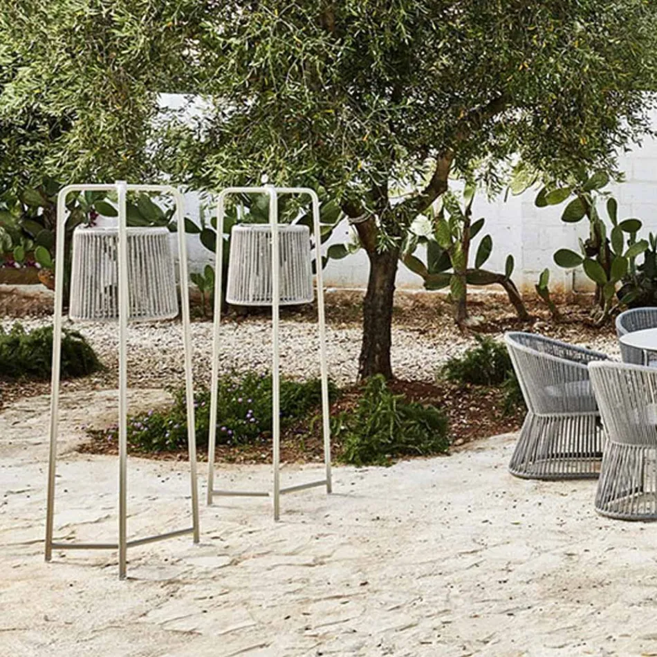 Stojací lampa z hliníku a vláken Made in Italy - Tibidabo by Varaschin Viadurini