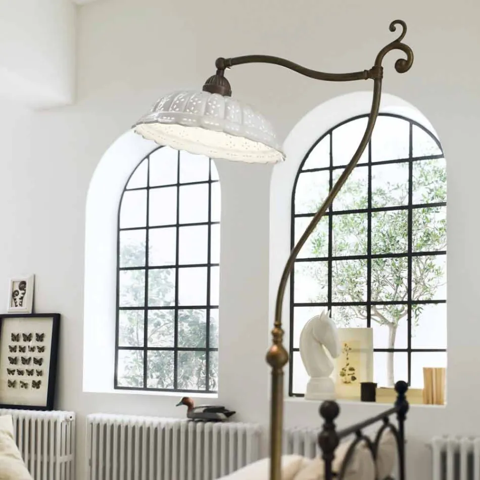 Stojací lampa Art Nouveau keramika Anita Il Fanale Viadurini