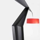 Kovová stojací lampa s látkovým stínidlem vyrobené v Itálii - Domino Viadurini