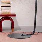 Kovová stojací lampa se stínítkem potaženým látkou - Rivella Viadurini