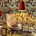 Grilli Snake kovová a tkaninová svítidla vyrobená v Itálii Viadurini