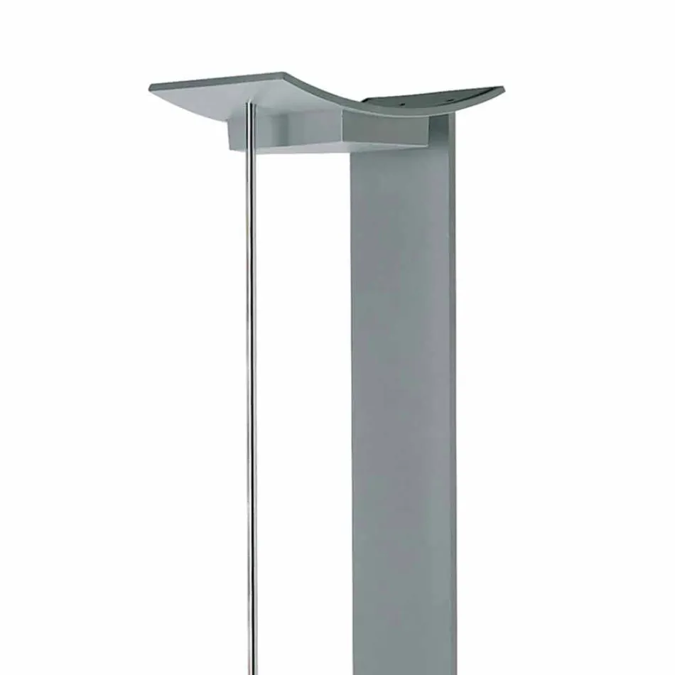 Stojací lampa z lakovaného kovu s integrovanou LED diodou Made in Italy - Indra Viadurini