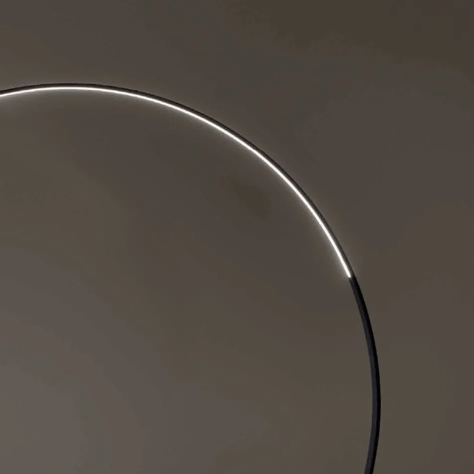 Stojací lampa z lakovaného kovu se stmívatelným LED světlem - Eukalyptus Viadurini