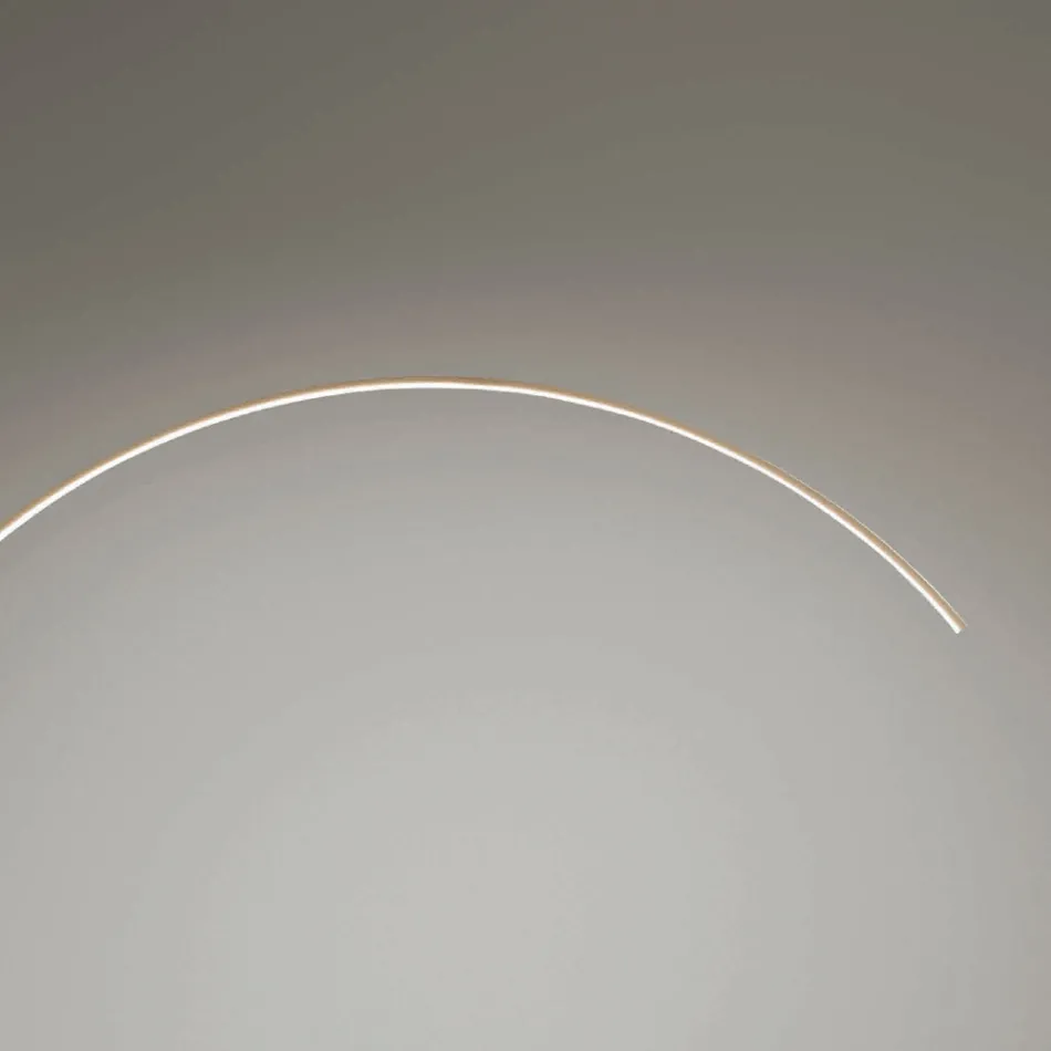 Stojací lampa z lakovaného kovu se stmívatelným LED světlem - Eukalyptus Viadurini