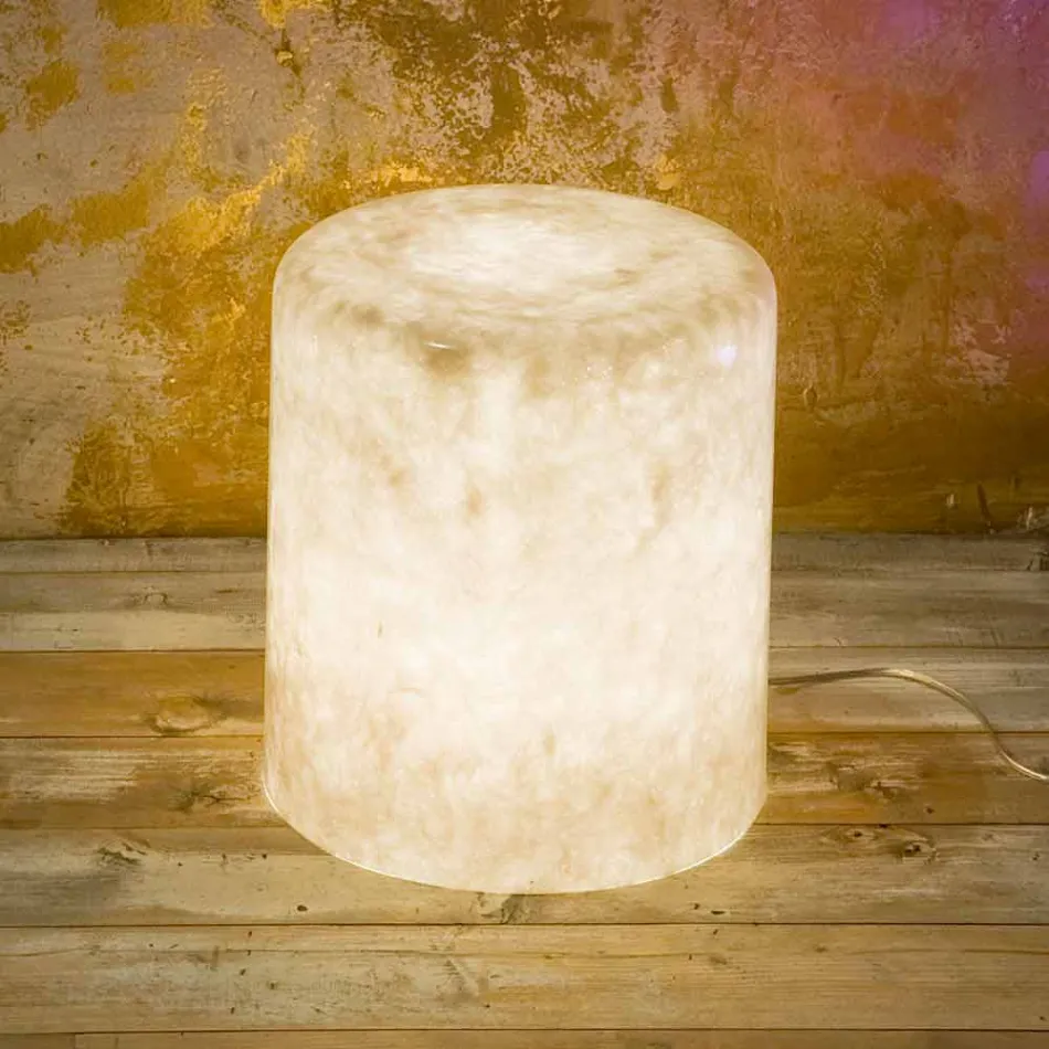 Designová stojací lampa z nebulitu In-es. Design Bin F Nebula Viadurini