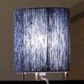 Stojanová lampa z mosazi a barevná vlna vyrobená v Itálii Evita