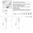 Květinová plastová stojací lampa pro venkovní použití - Baby Love od Myyour Viadurini