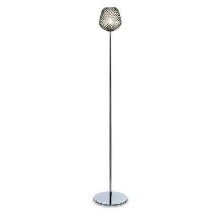 Stojací lampa z pouzdra nebo průhledného skla vyrobená v Itálii - Elisia Viadurini