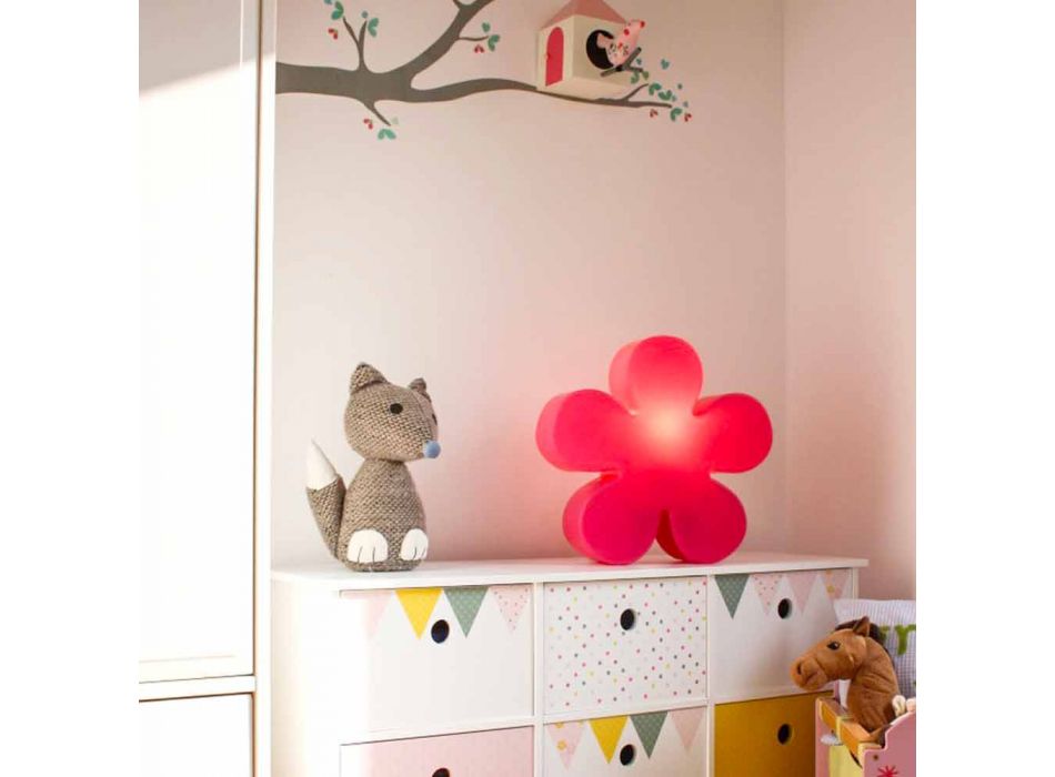 Stolní nebo stolní lampa moderní design s barevným květem - Fiorestar Viadurini