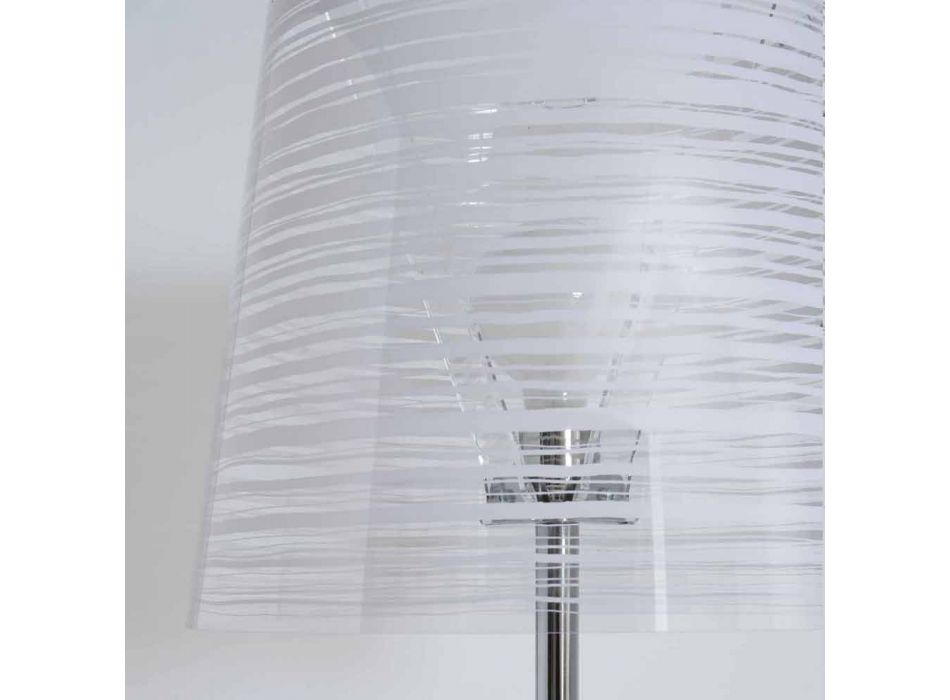 Stojací lampa oslnění odstín a barevné výzdoby, Shana H183cm Viadurini
