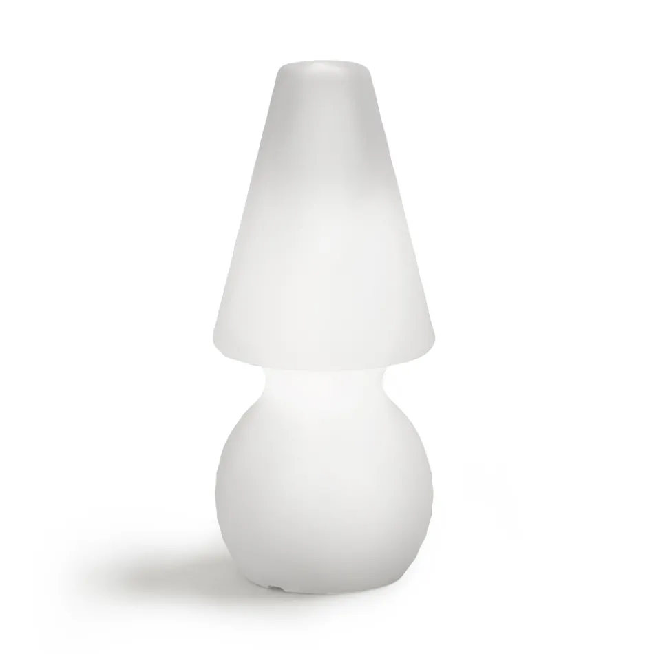 Venkovní stojací lampa Alvarez s LED světlem z polyethylenu vyrobená v Itálii Viadurini