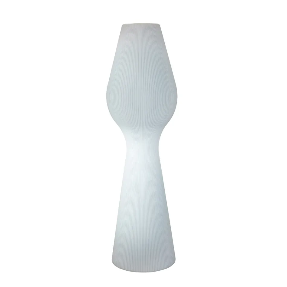 Venkovní stojací lampa Reyes z polyethylenu s LED světlem vyrobená v Itálii Viadurini