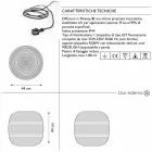 Stojací lampa pro venkovní design ve 3 velikostech, 2 kusy - Pandora S od Myyour Viadurini