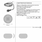 Stojací lampa pro venkovní design ve 3 velikostech, 2 kusy - Pandora S od Myyour Viadurini