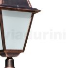 Stojací lampa pro venkovní použití ve starém hliníku Made in Italy - Doroty Viadurini
