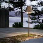 Venkovní stojací lampa z mosazi a mědi Made in Italy - Sword Viadurini