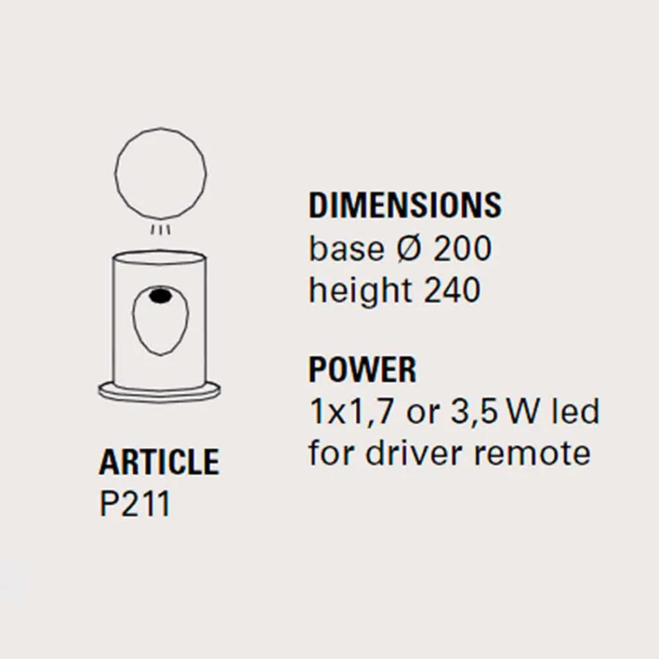 U-Boat barevná terakotová venkovní stojací lampa - Toscot Viadurini