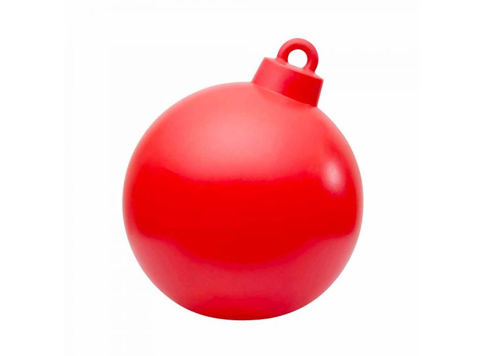 Vnitřní nebo venkovní dekorační lampa červená, bílá vánoční koule - Pallastar Viadurini