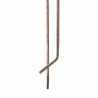 Grilli Snake vyrobený v Itálii koženou a kovovou designovou lampou Viadurini