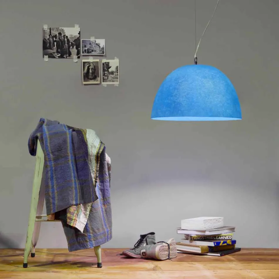 Závěsná konstrukční svítilna In-es.artdesign H2o Barevný nebulit Viadurini