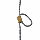 Závěsná konstrukční svítidla ze dřeva a keramiky vyráběná v Itálii Viadurini