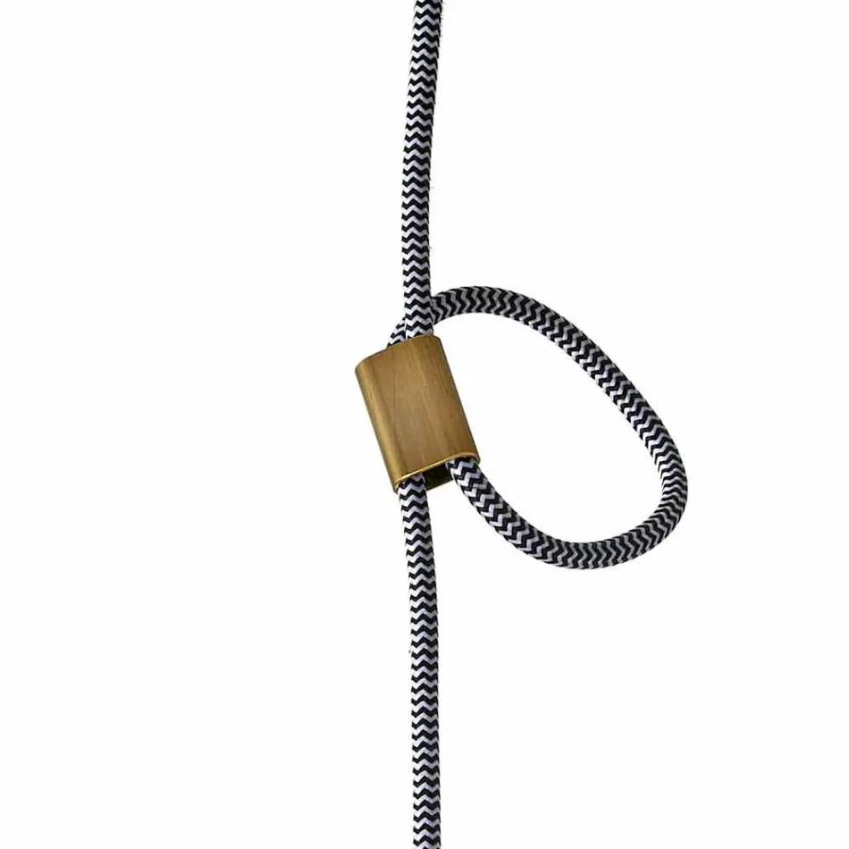 Závěsná konstrukční svítidla ze dřeva a keramiky vyráběná v Itálii Viadurini