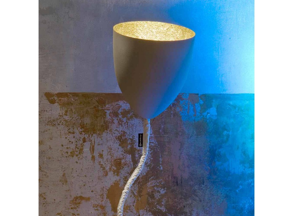 Designová stojací lampa In-es. Design Květina Malovaný beton Viadurini