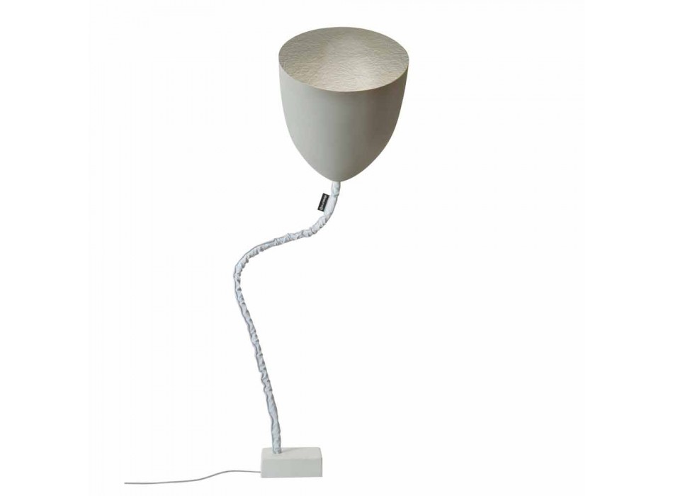 Designová stojací lampa In-es. Design Květina Malovaný beton Viadurini