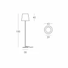 Návrh stropních svítidel Ali Baba Steel Slide metal vyrobený v Itálii Viadurini