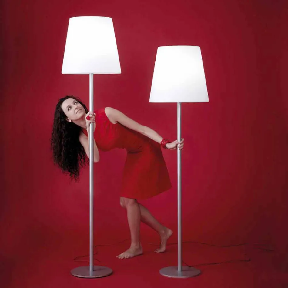 Návrh stropních svítidel Ali Baba Steel Slide metal vyrobený v Itálii Viadurini