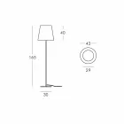 Návrh stropních svítidel Ali Baba Steel Slide metal vyrobený v Itálii Viadurini