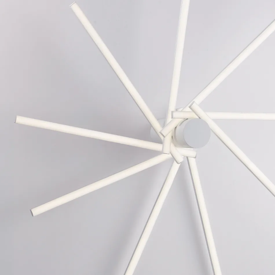 Designová skleněná a kovová lampa vyrobená v Itálii pro stylovou dekoraci - Idra Viadurini