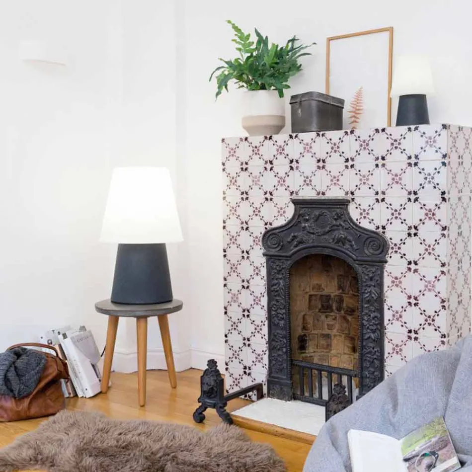 Moderní designová lampa pro vnitřní i venkovní použití v barevném plastu - Fungostar Viadurini