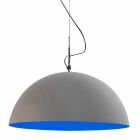 Závěsná konstrukční lampa In-es.artdesign Half Moon Cementová barva Viadurini