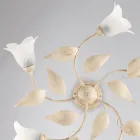 Elegantní skleněná a kovová lampa vyrobená v Itálii pro rafinované interiéry – Sirio Viadurini