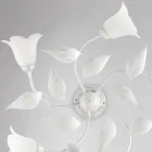 Elegantní skleněná a kovová lampa vyrobená v Itálii pro rafinované interiéry – Sirio Viadurini