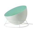 In-es.artdesign H2o F barevná ocelová a nebulitová stojací lampa Viadurini