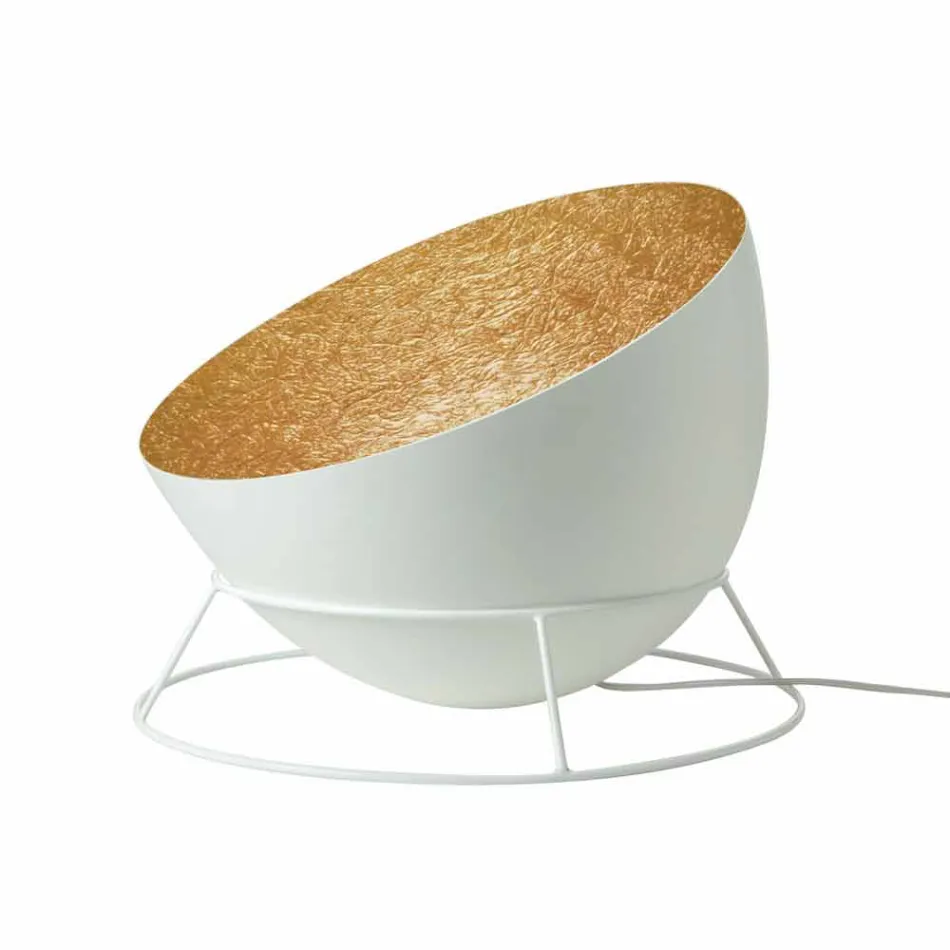 In-es.artdesign H2o F barevná ocelová a nebulitová stojací lampa Viadurini