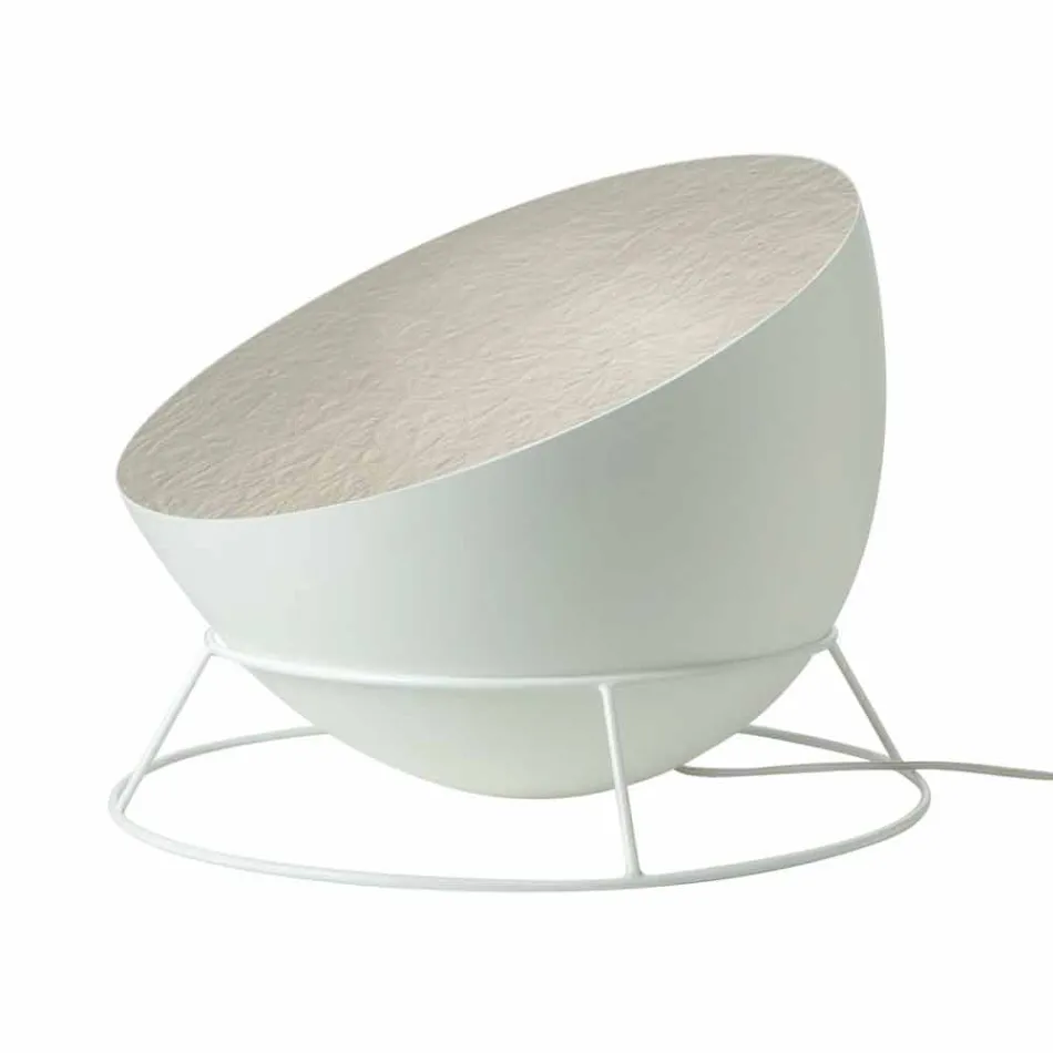 In-es.artdesign H2o F barevná ocelová a nebulitová stojací lampa Viadurini